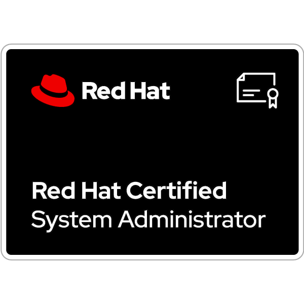 Red Hat Certified System Administrator (RHCSA) Badge